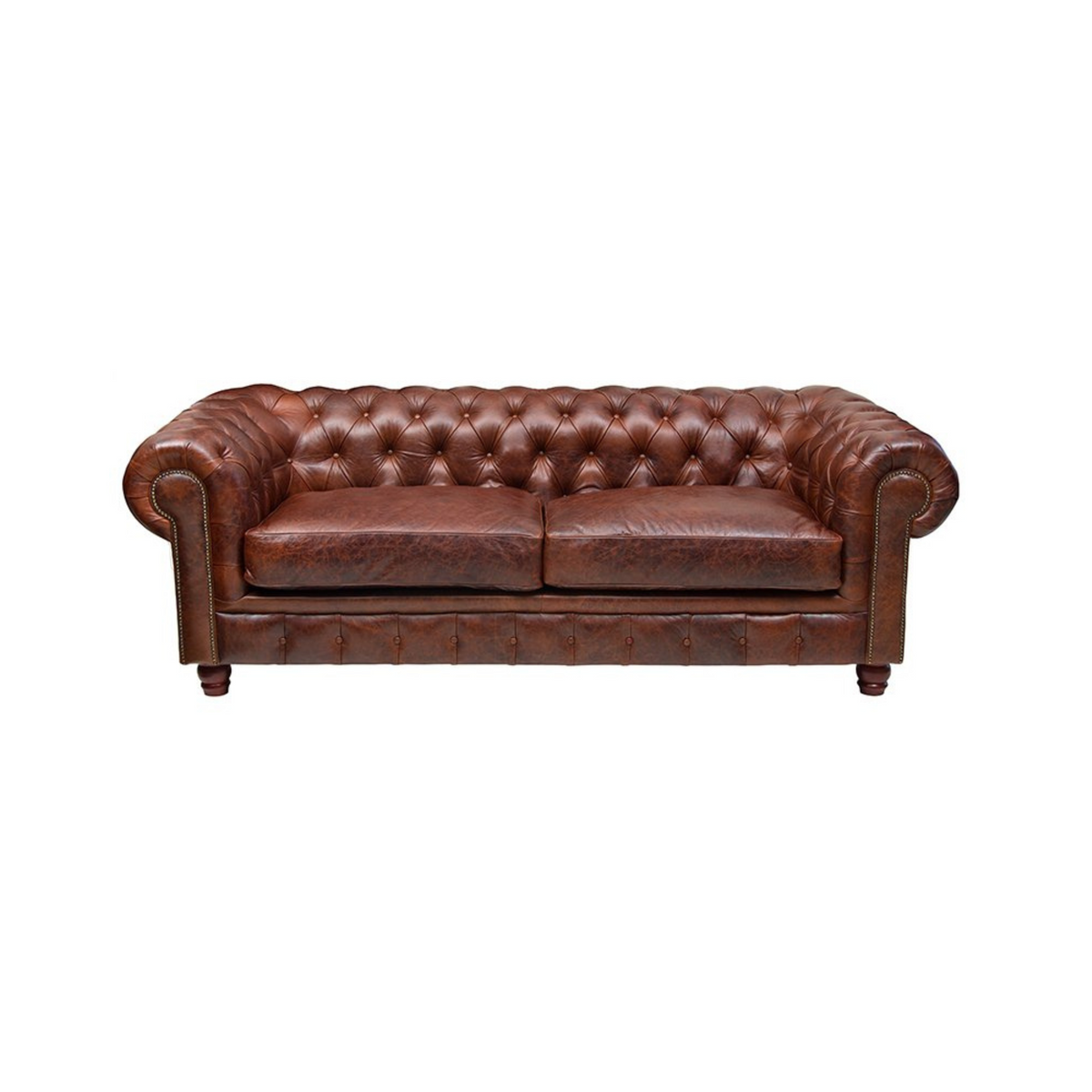 Iconic Chesterfield Sofa – The epitome of timeless old-world charm, the Chesterfield sofa, with its tufted deep buttoning, stands as a symbol of enduring elegance. Crafted to your exact specifications, this iconic piece is custom manufactured in our premium leathers and fabrics, ensuring a touch of luxury tailored to your personal style.