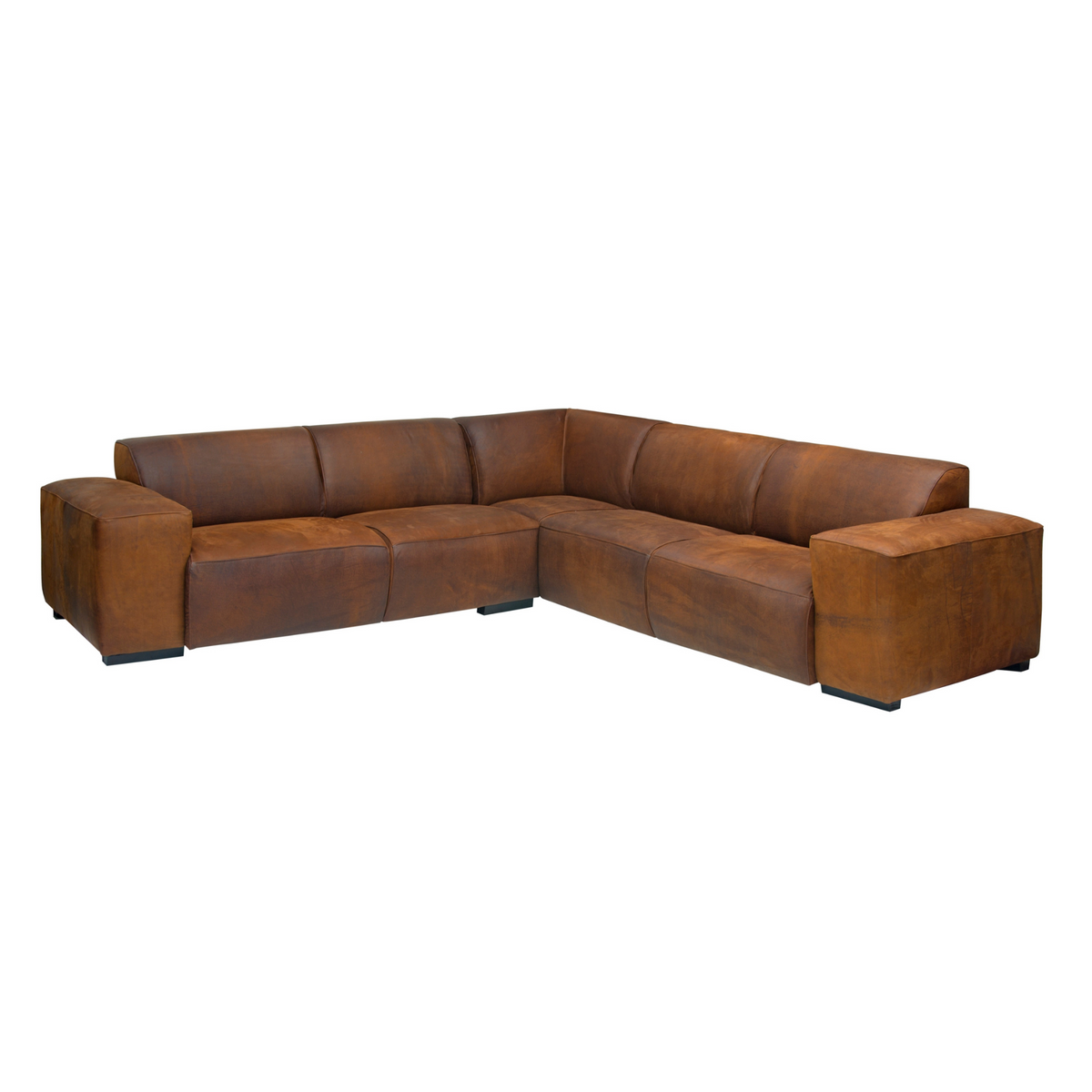 Contemporary Brooklyn Sofa – Embrace the raw, contemporary charm of the Brooklyn sofa. With its bulky design, square lines, and comfortable, relaxed style, it exudes a natural and authentic feel. Upholstered in genuine leather and fabric, this sofa is customizable to your specifications, adding a touch of rugged sophistication to your space.