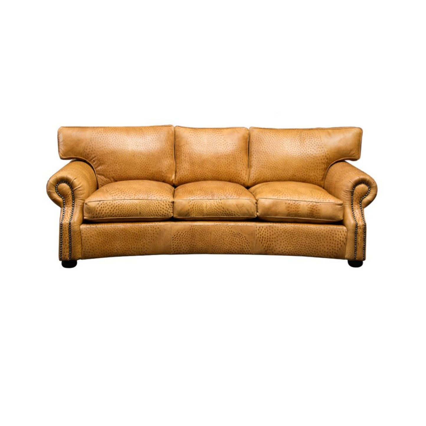 Tugela Ostrich Wingback – Indulge in luxury with our unique Tugela Ostrich Leather Wingback sofa. Elevate your home or office with this luxurious, one-of-a-kind piece.  For a customized touch, contact us for a color chart, allowing you to select the perfect hue for a truly distinctive addition to your space.