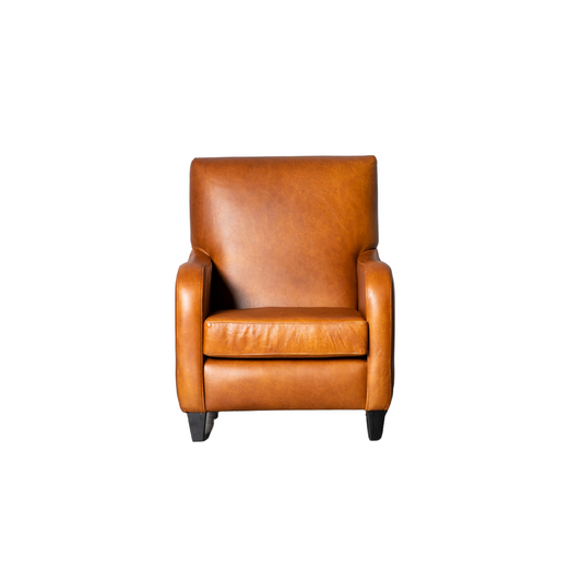 Chicago Armchair – A versatile and comfortable occasional chair that seamlessly fits into any space. The Chicago Armchair is designed for both style and comfort.  Customize your experience by choosing from a wide range of options – available in any leather or fabric of your choice. Create a personalized touch to complement your unique interior.