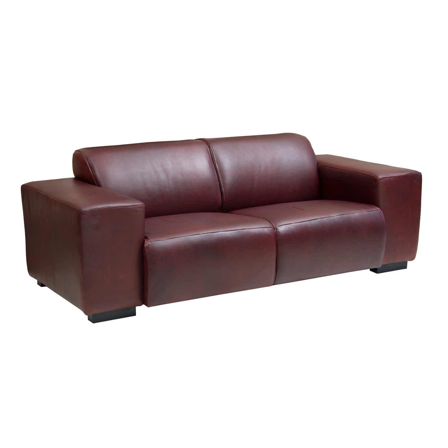Contemporary Brooklyn Sofa – Embrace the raw, contemporary charm of the Brooklyn sofa. With its bulky design, square lines, and comfortable, relaxed style, it exudes a natural and authentic feel. Upholstered in genuine leather and fabric, this sofa is customizable to your specifications, adding a touch of rugged sophistication to your space.