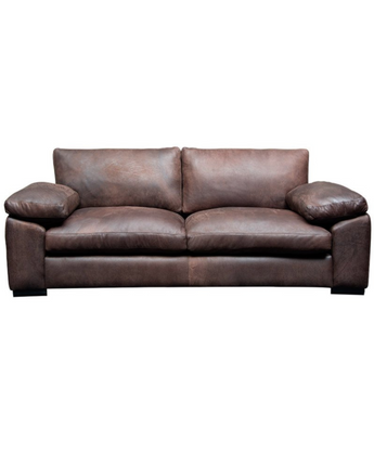 Kruger Sofa – Indulge in unparalleled comfort with the Kruger Sofa. Exceptionally soft and inviting, it's the perfect companion for a late Sunday afternoon snooze and a good movie.  Customize your experience with available options in custom sizes and lengths, and choose from a wide variety of premium leathers and fabrics to suit your taste and style.