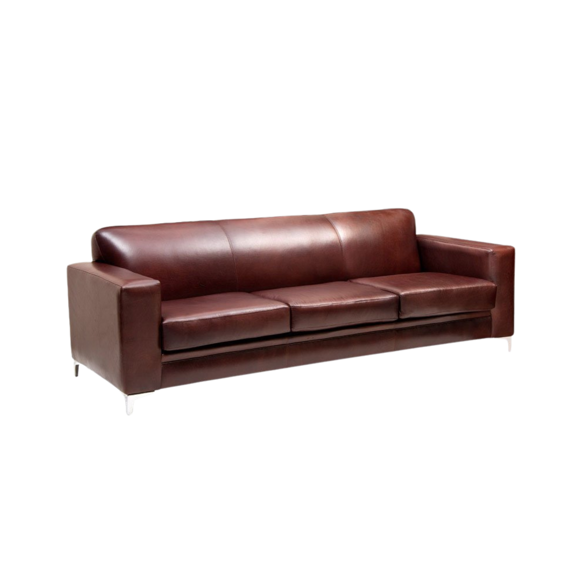 Manhattan Loft Sofa – Embrace relaxation and style with our Manhattan Loft Sofa design. With support in the seat and a spring-fixed back, it's the perfect choice for various activities such as watching, listening, reading, or entertaining.  Customize your experience with any custom size you desire and a wide range of premium leathers and fabrics, capturing your own personal style. Each piece is custom manufactured for a truly unique and tailored addition to your living space.