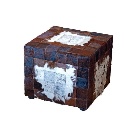 Nguni Cube Ottoman – Elevate your space with the Nguni Cube Ottoman, a versatile and stylish addition. Customize your experience with available options in custom sizes and materials, ensuring a unique and personalized touch to your living area.