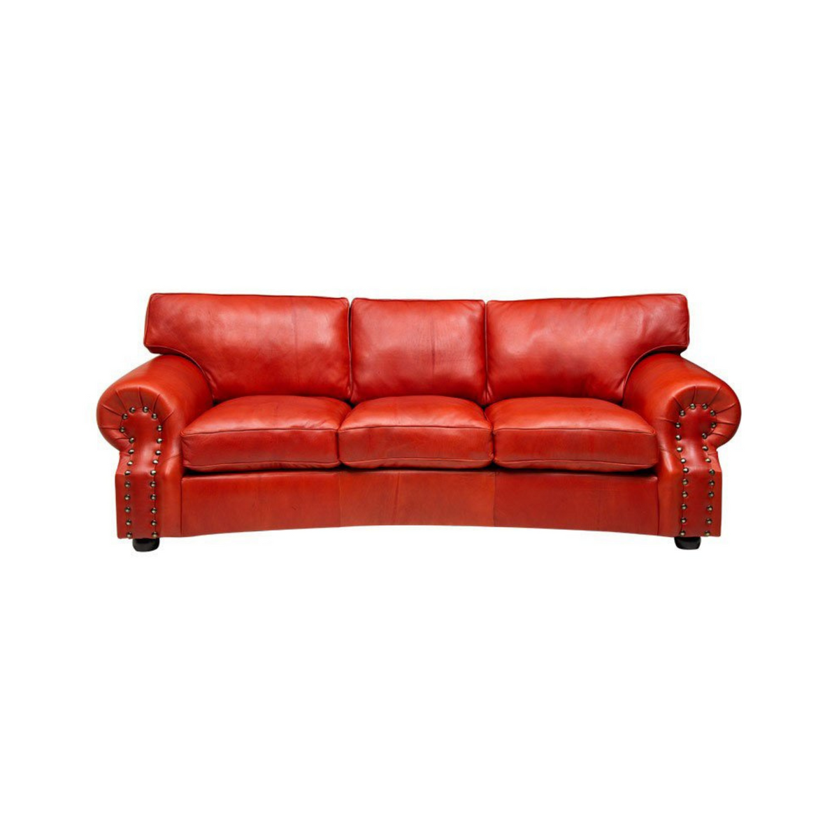 Tugela Sofa – Experience the epitome of luxury with the Tugela sofa. This curved design boasts exceptional comfort with its high back and soft cushions, creating a timeless masterpiece. Enhance the aesthetic with large individual studs.  Custom design this masterpiece to your size and specifications, ensuring a personalized and sophisticated addition to your living space.
