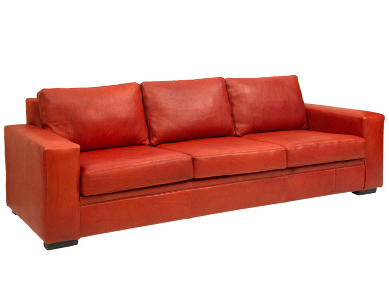 Manhattan Collection – Elevate your space with our versatile Manhattan design, available in Sofas, Daybeds, and Corner Units. Offering a relaxed feel with support in the seat and back, it's the perfect choice for various activities such as watching, listening, reading, or entertaining.  Customize your experience with any size you desire and a wide range of premium leathers and fabrics, capturing your own personal style. Each piece is custom manufactured for a truly unique addition to your living space.